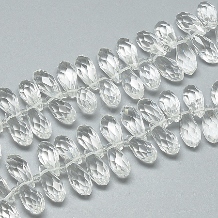 Glass Beads Strands X-EGLA-S142-6x12mm-10-1