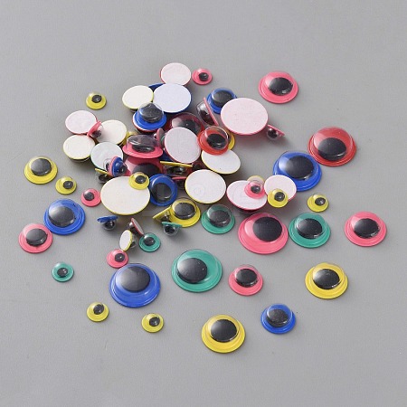 Wiggle Googly Eyes Cabochons DIY Scrapbooking Crafts Toy Accessories KY-I011-01-1