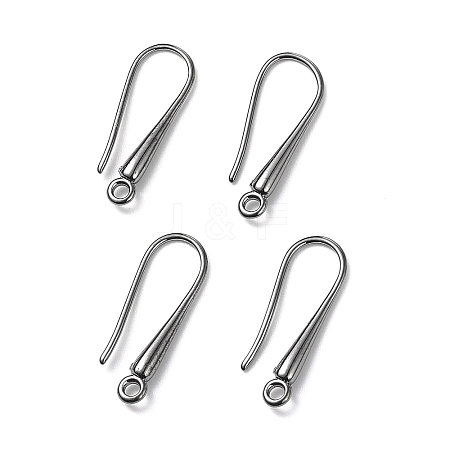 Eco-Friendly Brass Earring Hooks Findings LS-KK-M157-03B-RS-1