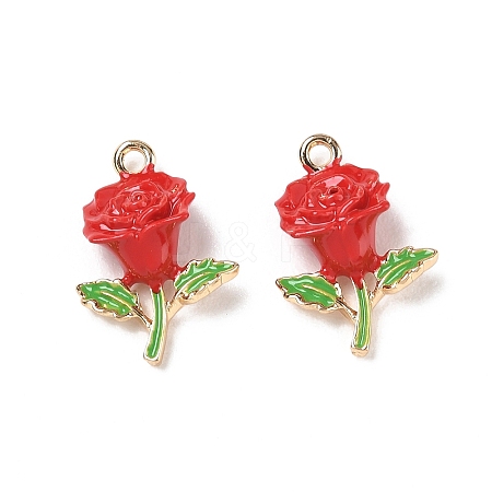 Alloy Enamel Pendants AL-CBA1C50-03G-01-1