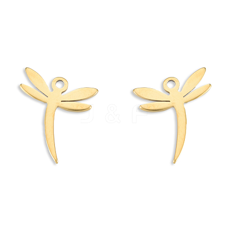 Ion Plating(IP) 201 Stainless Steel Charms STAS-N098-129LG-1