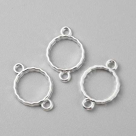 Zinc Alloy Open Back Bezel Connector Charms FIND-WH0139-69C-S-1