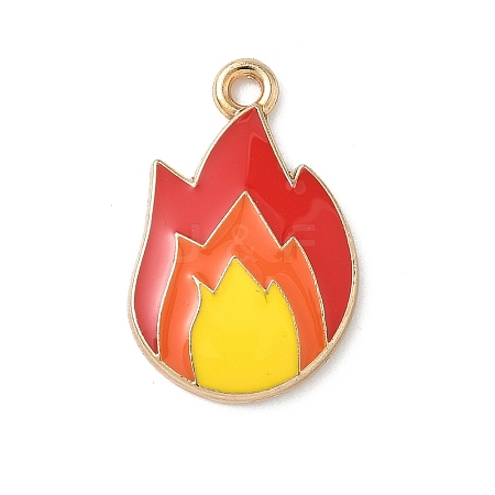 Alloy Enamel Pendants FIND-C074-01J-1