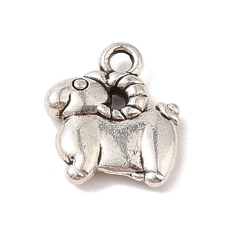 Tibetan Style Alloy Charms TIBE-Q090-11AS-1