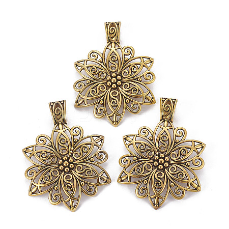Tibetan Style Alloy Focal Pendants LS-GLF9727Y-NF-1