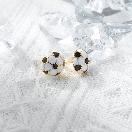 304 Stainless Steel Stud Earrings EJEW-Q028-02A-G-1