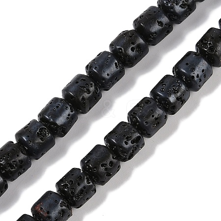 Natural Lava Rock Beads Strands G-A234-E02-01-1