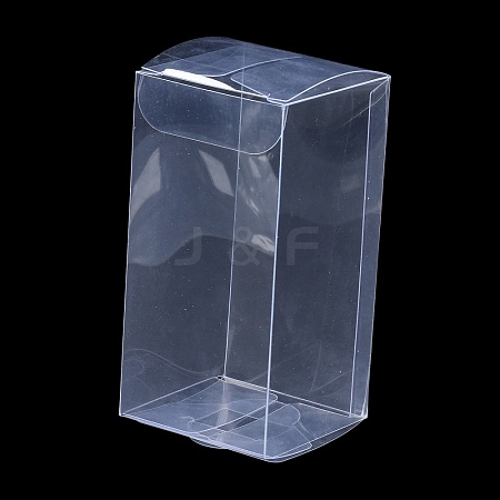 Rectangle Transparent Plastic PVC Box Gift Packaging CON-F013-01D-1