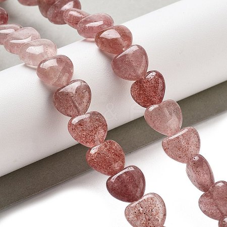 Natural Strawberry Quartz Beads Strands G-R190-10mm-34-1