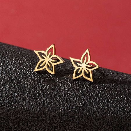 Stainless Steel Small Animal Stud Earrings for Women PW-WG87B69-33-1