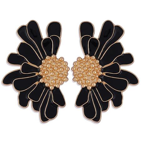 Vintage Flower Stud Earrings for Women JE1095C-1