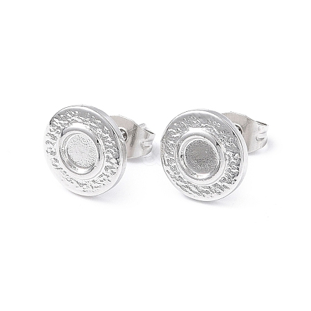Non-Tarnish 304 Stainless Steel Stud Earring Finding EJEW-I285-28P-1
