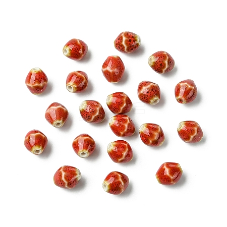 20Pcs Handmade Porcelain Beads PORC-YW0001-53F-1