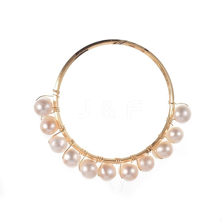 Grade A Natural Cultured Freshwater Pearl Pendants PALLOY-JF00384-1