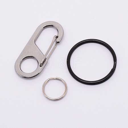 Stainless Steel and Zinc Alloy Rock Climbing Carabiners LS-KEYC-WH0019-01P-1
