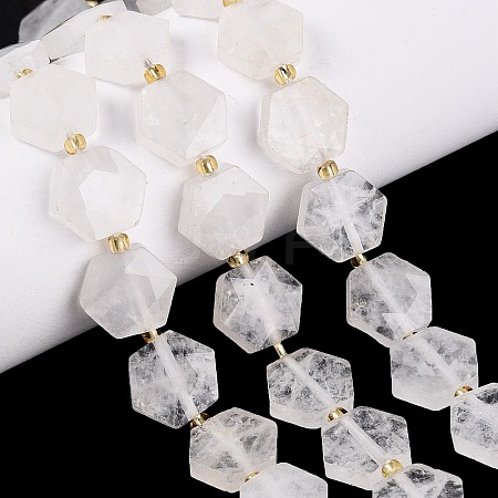 Natural Quartz Crystal Beads Strands G-N368-01A-18-1