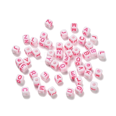 Opaque Acrylic Beads OACR-I022-02C-1