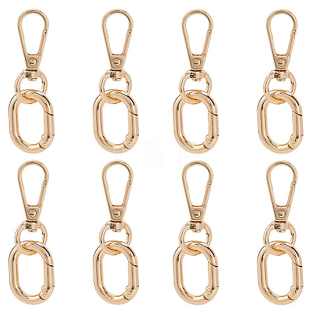 Alloy Swivel Clasps FIND-SP0003-22G-1