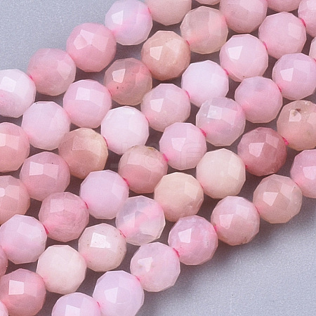 Natural Pink Opal Beads Strands G-R462-018B-A-1