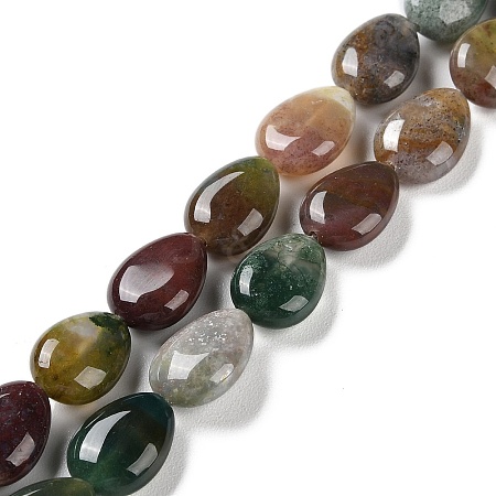 Natural Indian Agate Beads Strands G-K357-A18-01-1