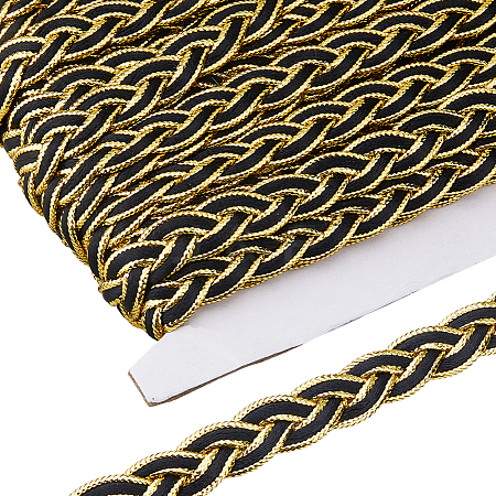 Polyester Braided Lace Ribbons OCOR-WH0105-181C-1