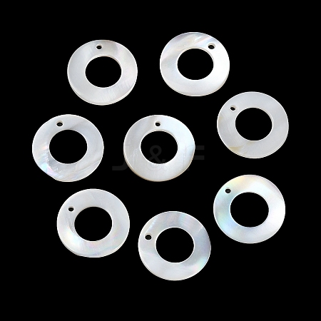 Natural Freshwater Shell Pendants SHEL-K006-11-1