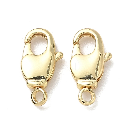 Brass Swivel Lobster Claw Clasps KK-K238-39G-M-1