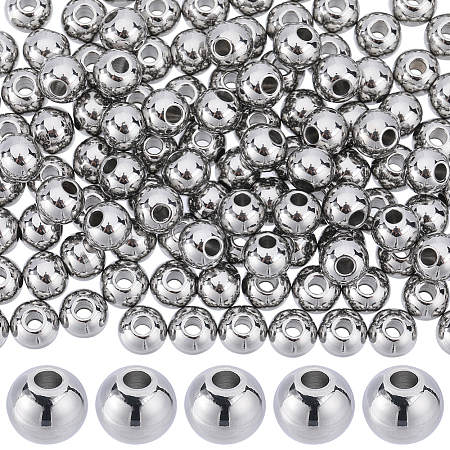 SUNNYCLUE 304 Stainless Steel Spacer Beads STAS-SC0006-87D-1