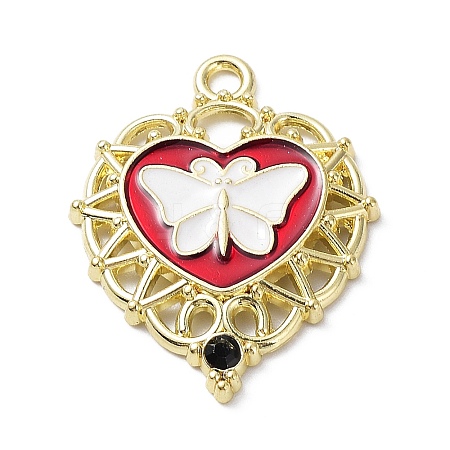 Alloy Enamel Pendants ENAM-B058-01G-02-1