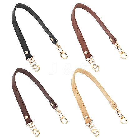 WADORN 4Pcs 4 Color PU Leather Bag Handles FIND-WR0003-99-1