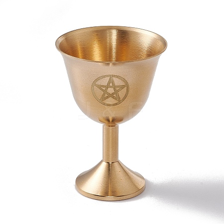 Tarot Theme Brass Cups AJEW-C020-02A-G-1