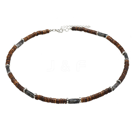 Surfer Style Coconut Shell Necklace for Hipster Couples Jewelry. LS-LY8215-2-1
