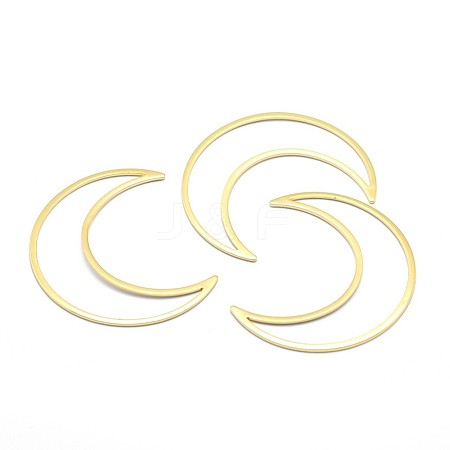 Brass Linking Rings KK-P155-64G-NR-1