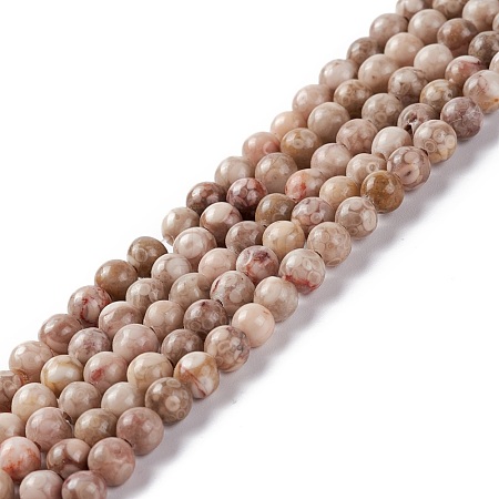 Natural Maifanite/Maifan Stone Beads Strands G-P451-01C-B-1