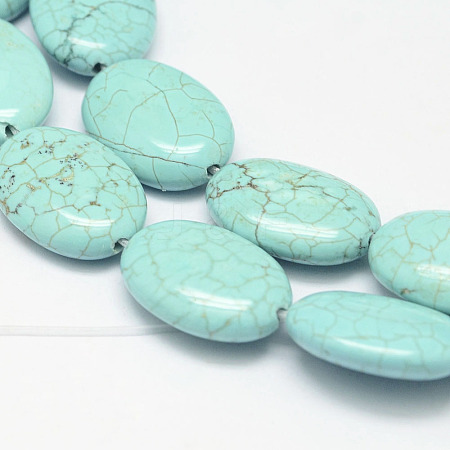 Natural Magnesite Bead Strands G-G915-8x10mm-02-1