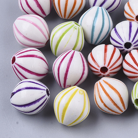 Craft Style Acrylic Beads MACR-S299-015-1