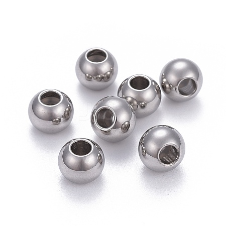 201 Stainless Steel Beads LS-STAS-L218-15P-1