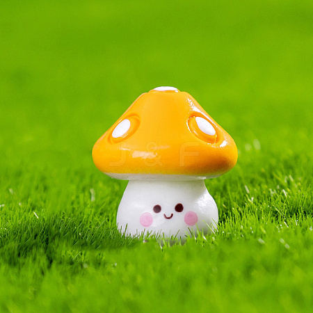 Resin Mushroom Miniature Ornaments PW-WGFA242-02-1