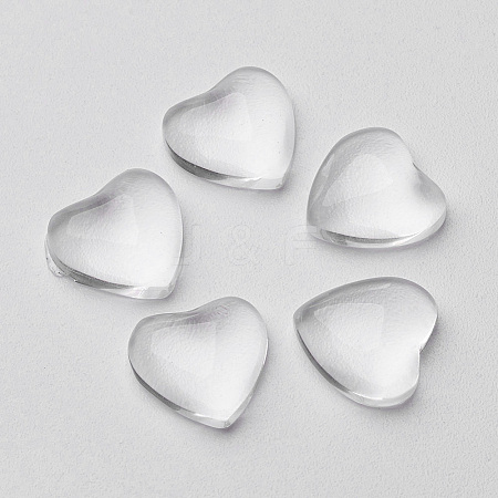 Transparent Glass Cabochons GGLA-Q014-1-1