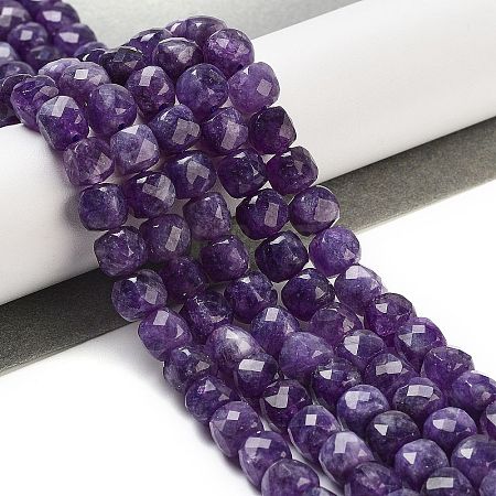 Natural White Jade Beads Strands G-H028-A09-02-1
