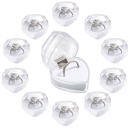 Heart Plastic Ring Boxes CON-WH0084-83B-1
