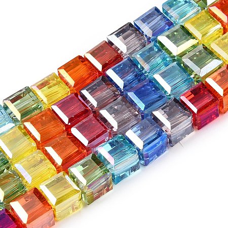 Transparent Glass Beads Strands GLAA-T023-A21-01-1