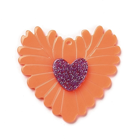 Opaque Acrylic Pendants LS-SACR-A004-01A-1