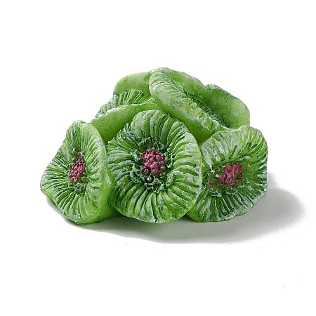 Resin Imitation Coral Ornaments DJEW-G026-10B-1