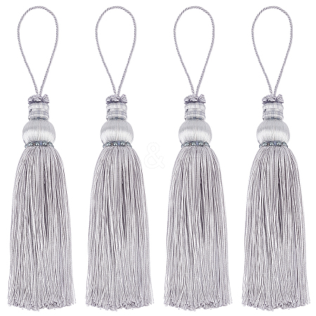 Polyester Tassel Pendant Decorations DIY-WH0542-06B-1