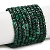 Natural Malachite Beads Strands G-C262-C02-4mm-1