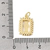 Religion Brass Micro Pave Cubic Zirconia Pendants KK-E799-02D-G-3