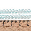 Baking Paint Transparent Glass Beads Strands DGLA-N011-4mm-05-4