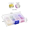 8 Colors Transparent Spray Painted Glass Bead GLAA-YW0001-45-3
