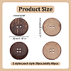 60Pcs 2 Styles Coconut Buttons BUTT-HY0001-22B-2